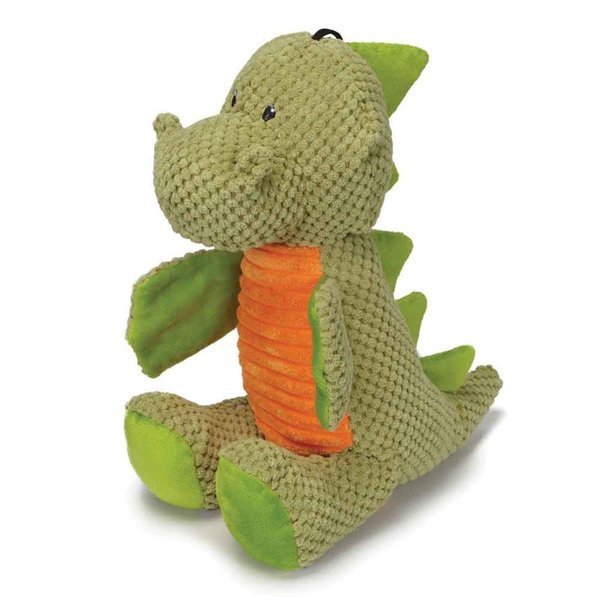 Bufffuerte Jurassic Cord Crew T-Rex Dog Toy, Green - Large BU1667765